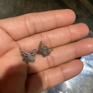 Pandora butterfly earrings
